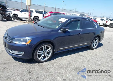 2013 Volkswagen Passat 2.0L Tdi Sel Premium from USA, damaged, VIN 1VWCN7A36DC002806